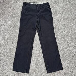 Columbia Pants Womens  12 Black Casual Hiking Outdoors Camping Corduroy Cords